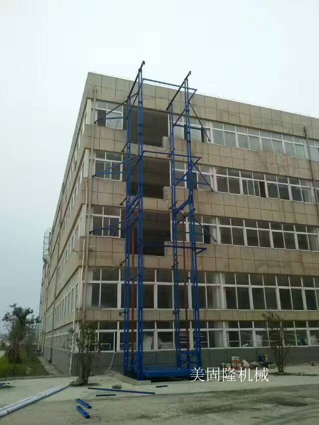 北京室外双臂导轨式升降机厂家