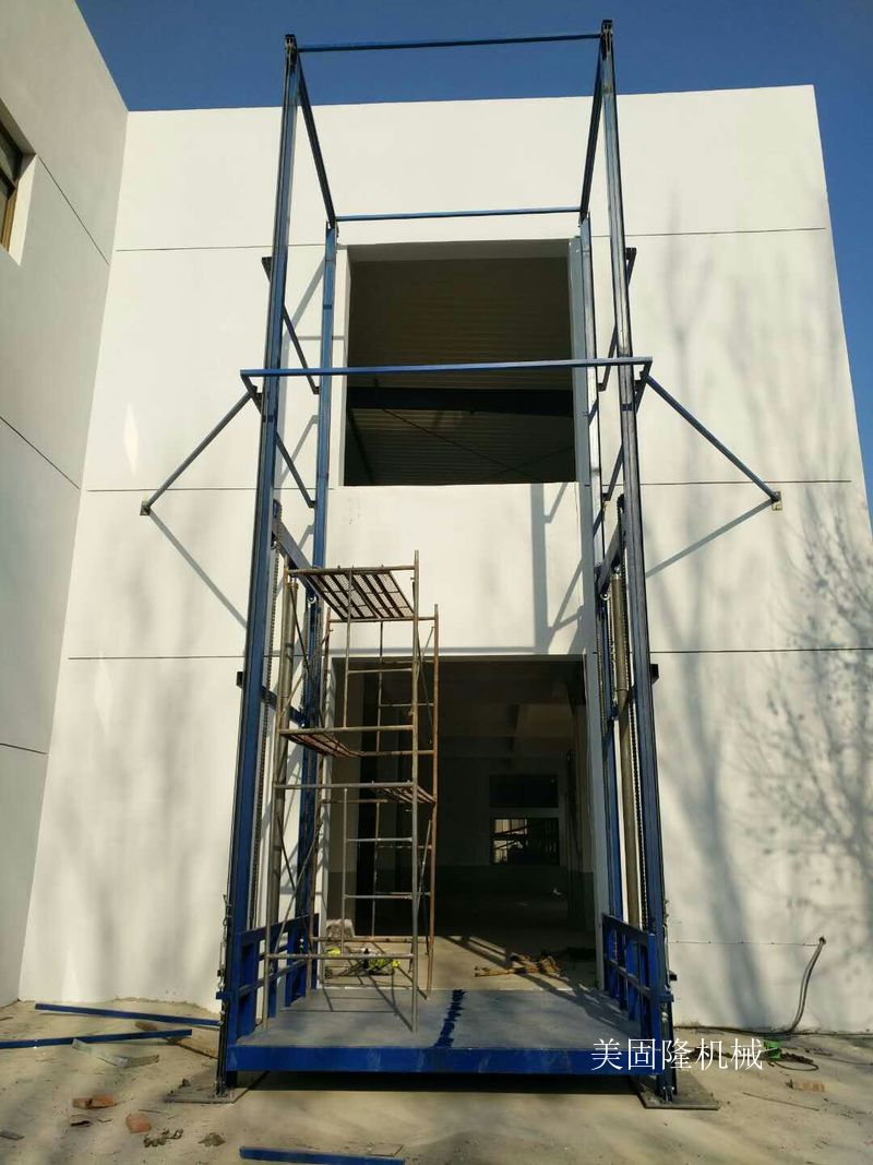 北京仓库专用导轨式升降货梯价格